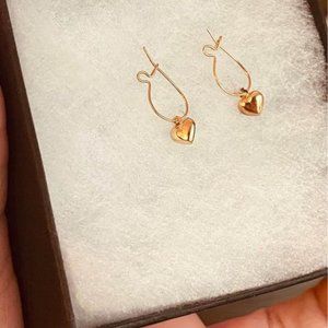 10 Karat Yellow Gold Drop Earrings